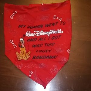 Disney Red Pluto Dog Bandana